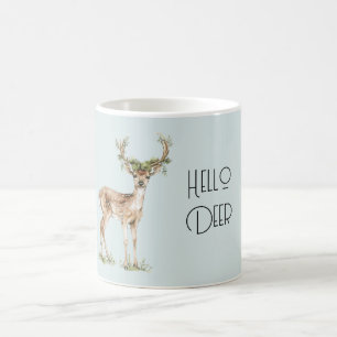 Caneca De Café Olá Veado