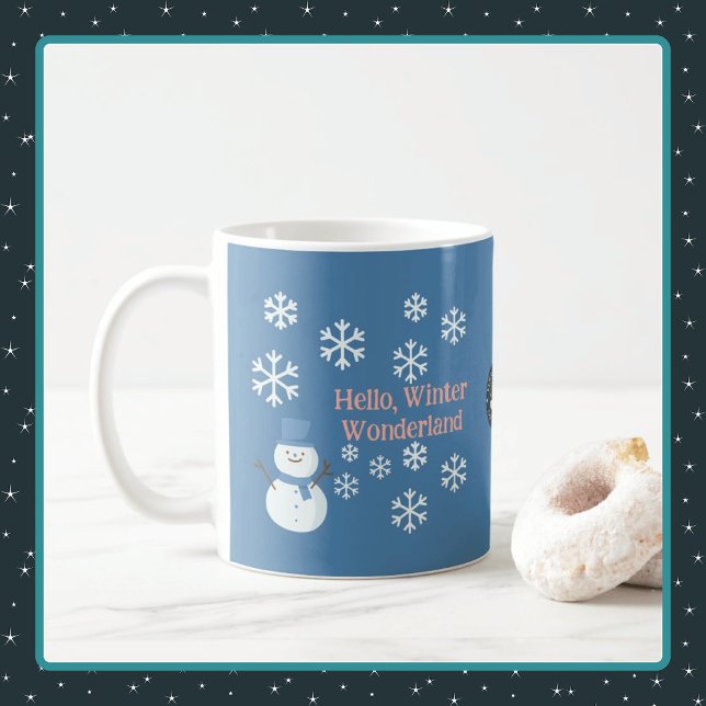 Caneca De Café Olá, Winter Wonderland (Hello, Winter Wonderland Coffee Mug - 11 oz)