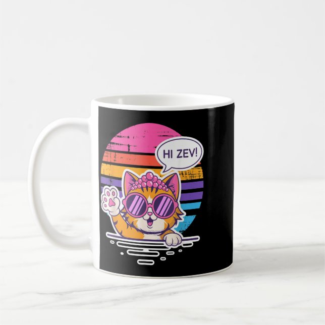Caneca De Café Olá Zev Princesa do Gato Divertido Óculos de Sol d (Esquerda)