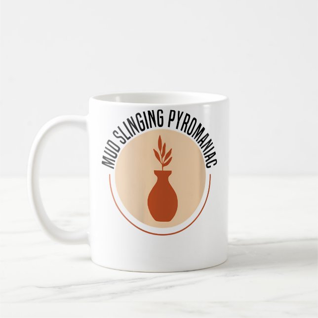 Caneca De Café Olaria Cerâmica Piromaníaca Wo Mud (Esquerda)