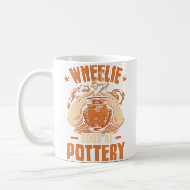 Caneca De Café Olaria Divertida (Esquerda)
