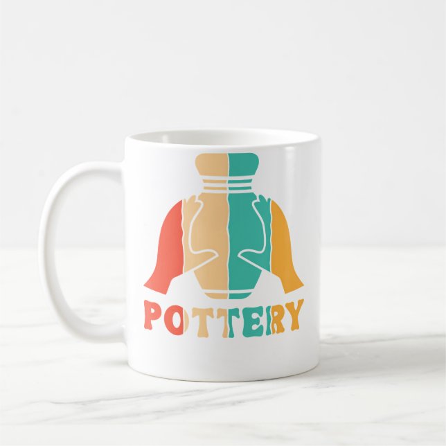 Caneca De Café Olaria Retro Hobby Olaria Profissional Roda Amante (Esquerda)