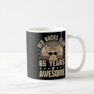Caneca De Café Old Bucks Club 65 Anos De Um Caçador Espetacular 6