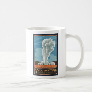 Caneca De Café Old Faithful Geyser - Yellowstone Nat Park