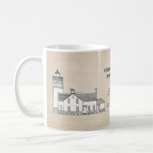 Caneca De Café Old Mackinac Point Light - Michigan - SBD