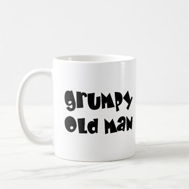 Caneca De Café old man grumpy (Esquerda)