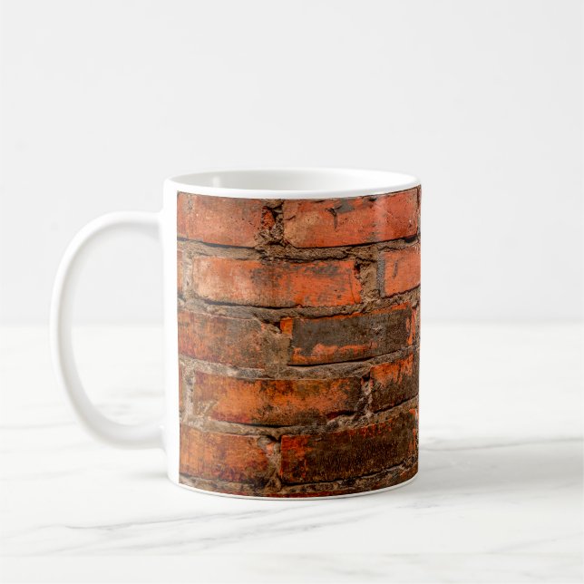 Caneca De Café Old wall of stone bricksabstract, aged, ancient, a (Esquerda)