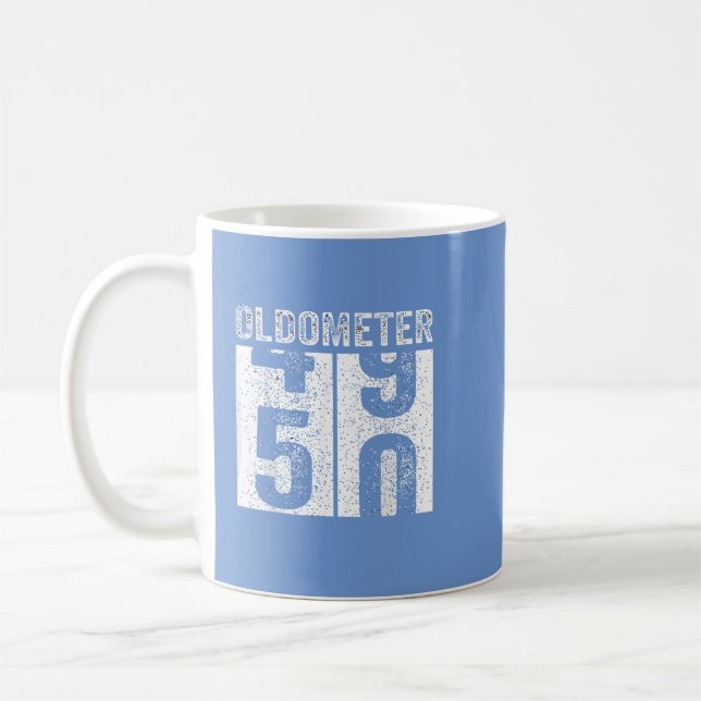 Caneca De Café Oldometer 4950 50º aniversário Homens Engraçados M (Esquerda)