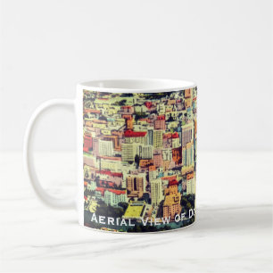 Caneca De Café OldSchool Miami, FL (Centro 1960) MIA Florida