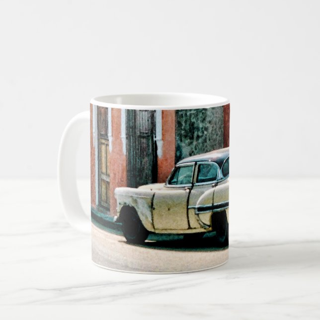 Caneca De Café Oldtimer - Cuba (Frente Esquerda)