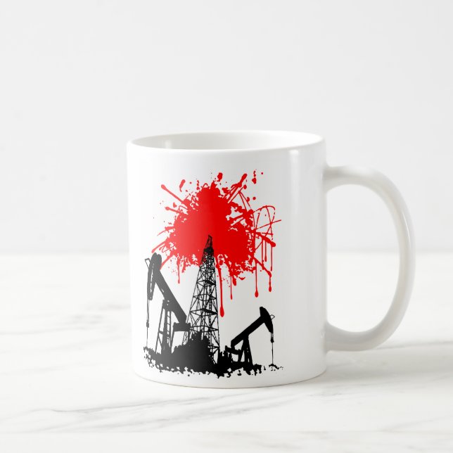 Caneca De Café Óleo do sangue (Direita)