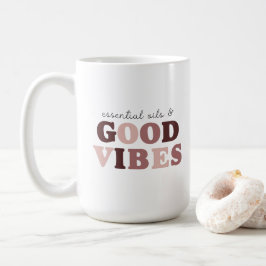 Caneca De Café Óleos essenciais e boas vibrações