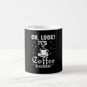 Caneca De Café Olha, é o café O Clock