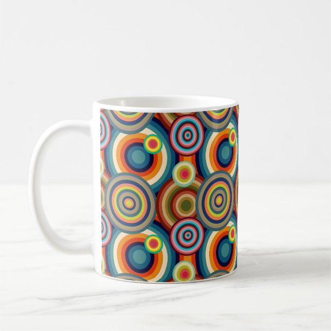 Caneca De Café Olhais Coloridos (Esquerda)