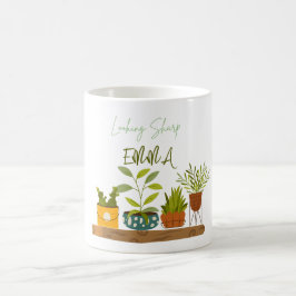 Caneca De Café Olhando para o Cactus da Fábrica de Potes Sharp