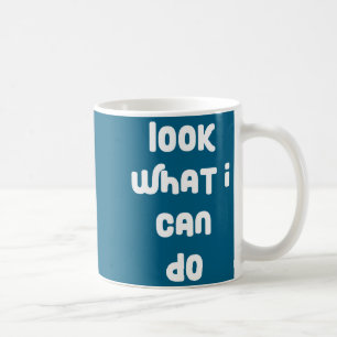 Caneca De Café Olhar Divertido O Que Pode Dizendo