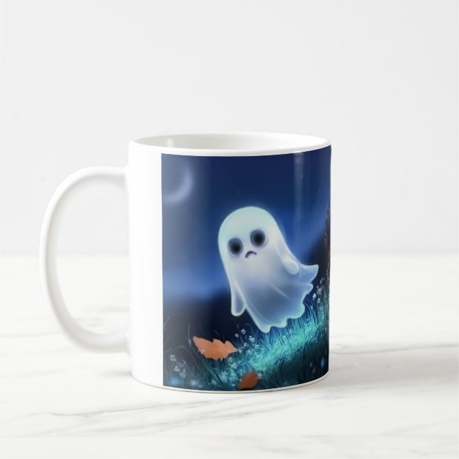 Caneca De Café Olhar Fantasmagórico (Esquerda)