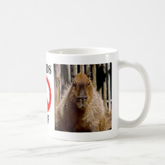 Caneca De Café Olhar fixamente do Capybara