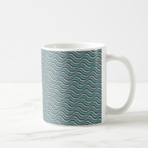 Caneca De Café Olhar Linen das Ondas do Oceano