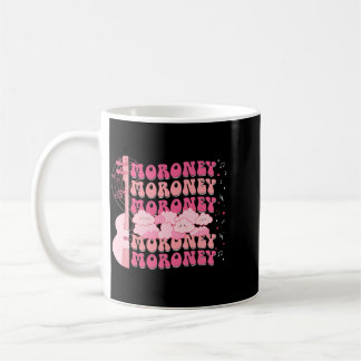 Caneca De Café Olhar Retro Nome Personalizado Eu Amo Olhar Groovy