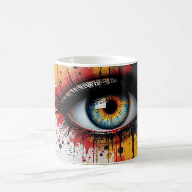 Caneca De Café Olhar Surreal Salpico (Centro)