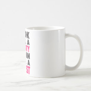 Caneca De Café Olhe como um trem da beleza como um animal