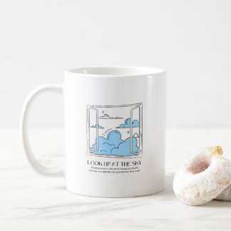 Caneca De Café Olhe Para Céu
