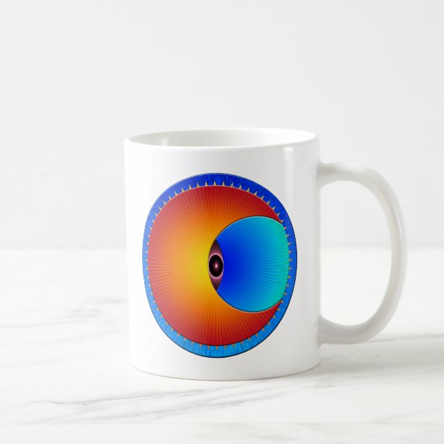 Caneca De Café Olho Da Lata Branca De Café (Direita)