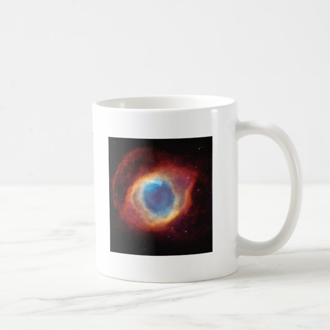 Caneca De Café Olho de Deus Nebulosa Hélice Estrelas Nuvens Cósmi (Direita)