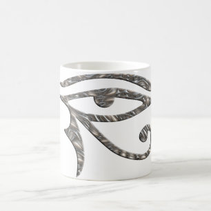 Caneca De Café Olho De Hérus - PRATA