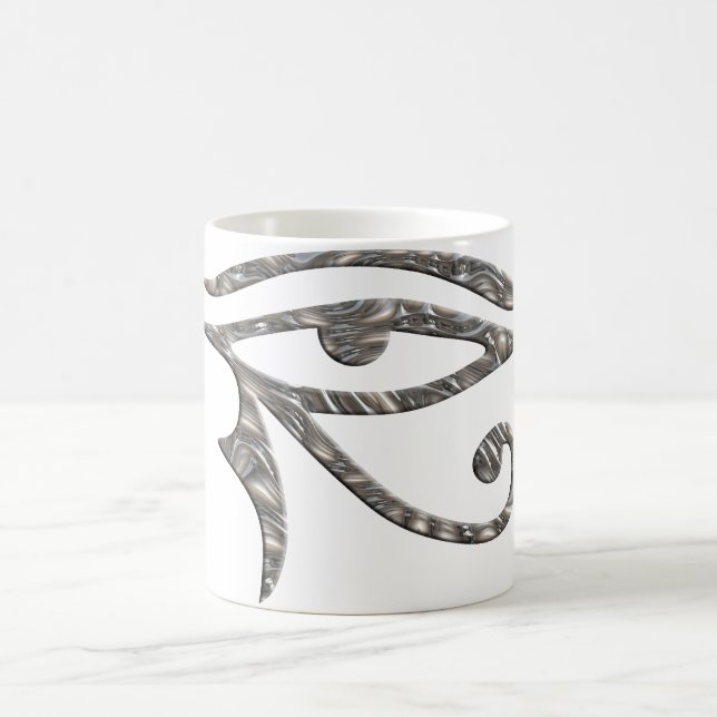 Caneca De Café Olho De Hérus - PRATA (Centro)