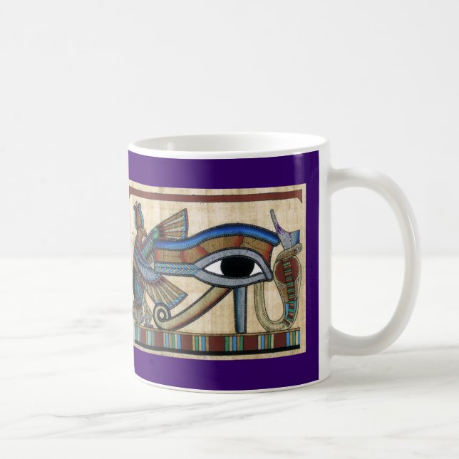 Caneca De Café Olho de Horus Antigo Egípcio Art Mug (Direita)