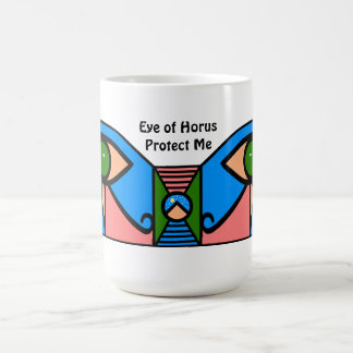 Caneca De Café "Olho de Hóus Proteja-me"