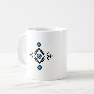 Caneca De Café Olho de Mau de Proteção Espiritual na Amazónia Arg