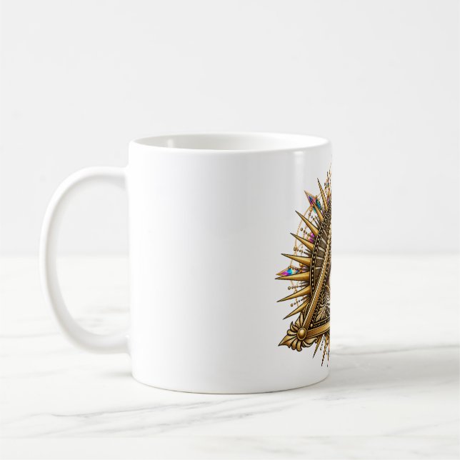 Caneca de Café Olho de Ouro Antigo (Esquerda)