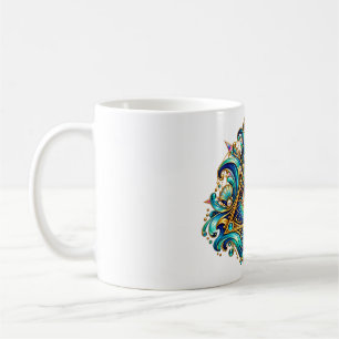 Caneca de Café Olho do Compasso da Meia-Noite