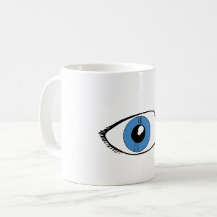 Caneca De Café Olhos azuis