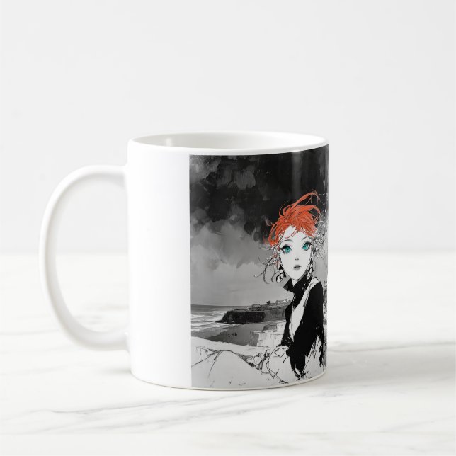Caneca De Café Olhos Como uma Tempestade que se Aproxima (Esquerda)
