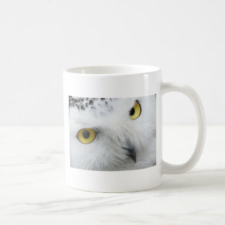 Caneca De Café Olhos de Coruja de Neve