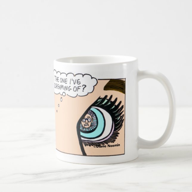 Caneca De Café Olhos Diane Noomin de DiDi (Direita)