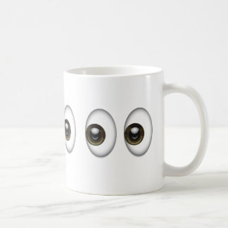 Caneca De Café Olhos Emoji