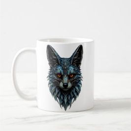 Caneca De Café Olhos laranja, pele legal: a raposa deslumbrante.