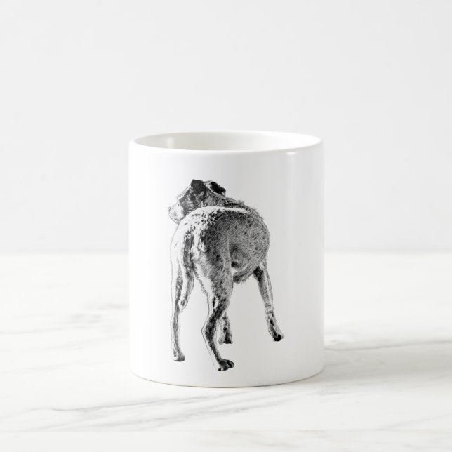 Caneca De Café Olhos Leais Atrás De Você (Centro)