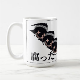 Caneca De Café olhos pixelados