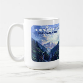 Caneca De Café Olimpiadas National Park Washington Mounts Vintage