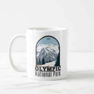 Caneca De Café Olimpiadas National Park Washington Vintage