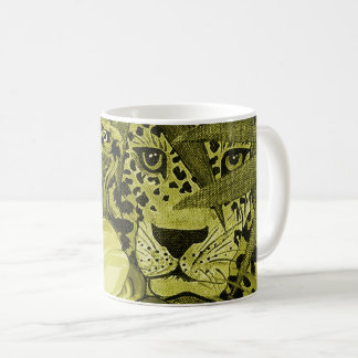 Caneca De Café Olive Leopard Coffee Mug