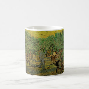 Caneca De Café Oliveira com Figuras Colhendo, Vincent van Gogh