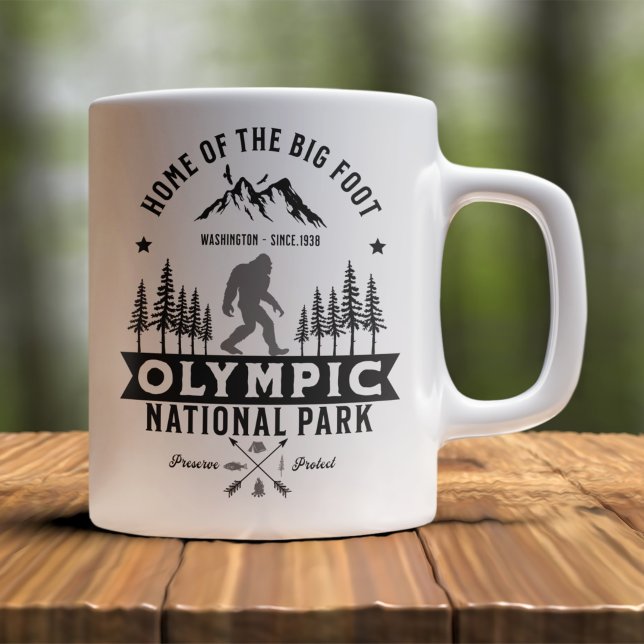Caneca De Café Olympic National Park Funny Travel (Criador carregado)