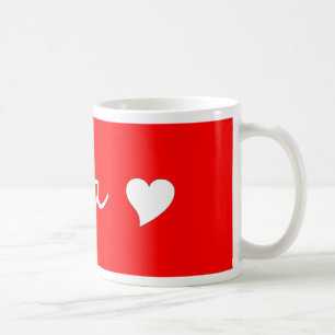 Caneca De Café Oma com coração